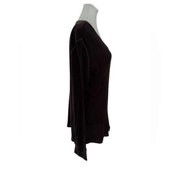 GAP Ribbed Cotton Long Sleeve Top Size 2X Activewear Athleisure - Picture 2 of 6